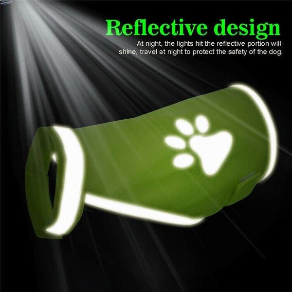 Reflective Dog Vest Clothes High Visibility Breathable Jacket Small Large CHK177 Carousel 7