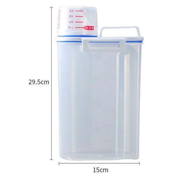 Household washing powder storage box Portable large plastic with measurin CHK177 Carousel 1