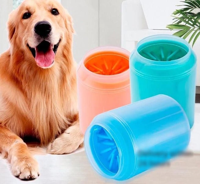 Dog Paw Cleaner Cup Soft Silicone Combs Portable Outdoor Pet towel Foot W CHK177 Carousel 2