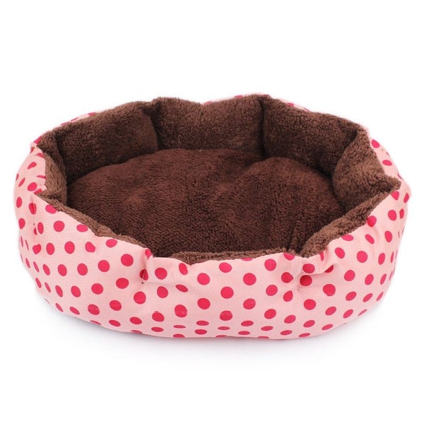 Dog Bed for Small Pet Bed Cute Doghouse Dot Printed Pet Mat Cat Bed Pet C CHK177 Carousel 10