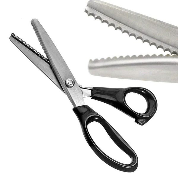 Stainless Steel Pinking Shears Comfort Grip Handled Professional Crafts D CHK177 Carousel 2