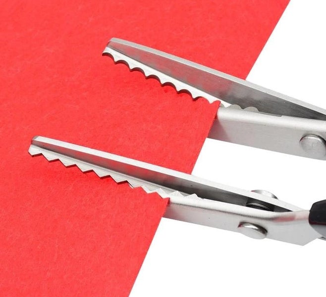 Stainless Steel Pinking Shears Comfort Grip Handled Professional Crafts D CHK177 Carousel 11