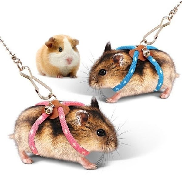 New Small Pet Adjustable Soft Harness Bird Parrot Mouse Hamster Ferrets R CHK177 Carousel 2