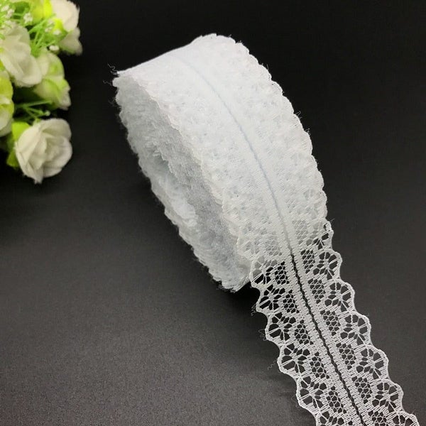 10yards 30mm Lace Ribbon Trim Fabric DIY Embroidered Net Cord For Sewing CHK177 Carousel 1