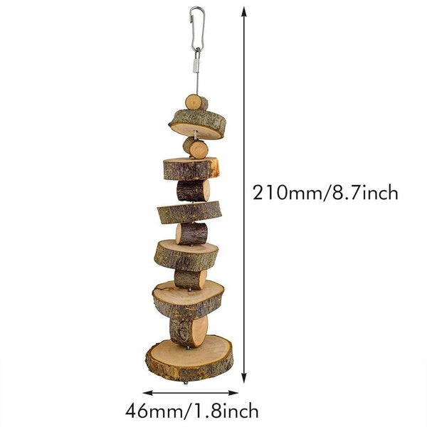 Natural Organic Apple Wood Chew Toy 2 Pack Small Animal Snack Toys Suitab CHK177 Carousel 7