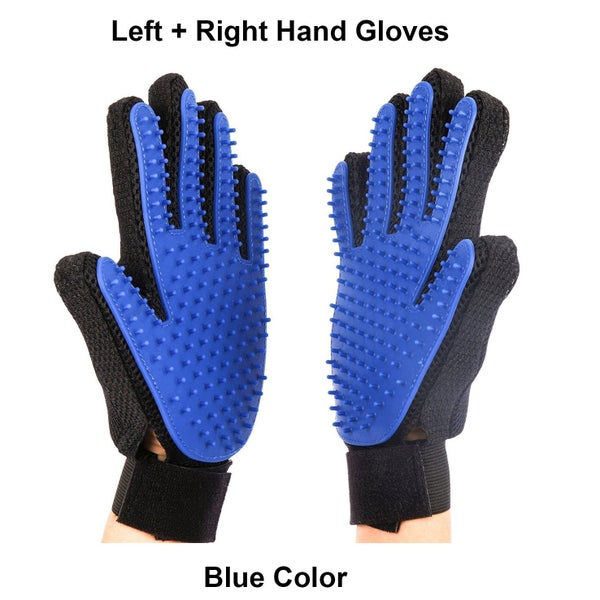 Pet Dog brush Glove finger cleaning Massage Glove for Pet cat Grooming co CHK177 Carousel 1