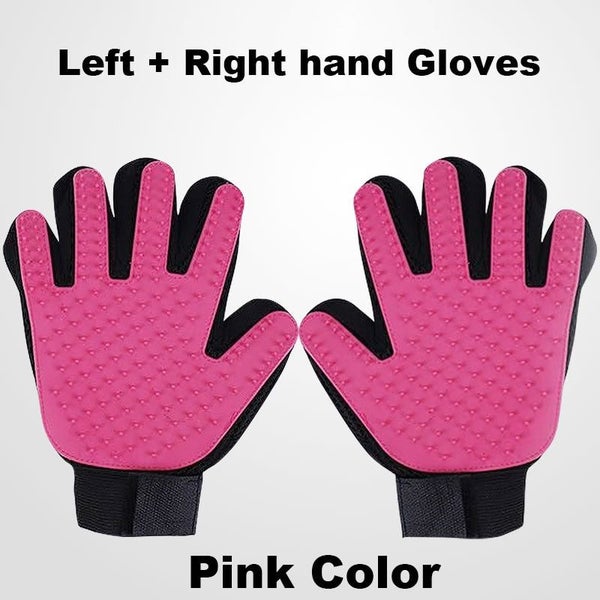 Pet Dog brush Glove finger cleaning Massage Glove for Pet cat Grooming co CHK177 Carousel 2