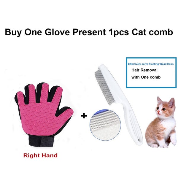 Pet Dog brush Glove finger cleaning Massage Glove for Pet cat Grooming co CHK177 Carousel 10