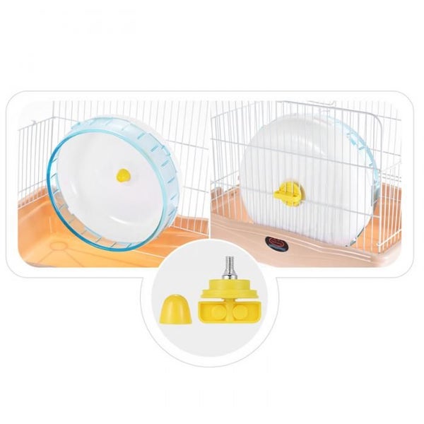 3 Size Hamster Running Disc Toy Silent Rotatory Jogging Wheel Pet Sports CHK177 Carousel 9