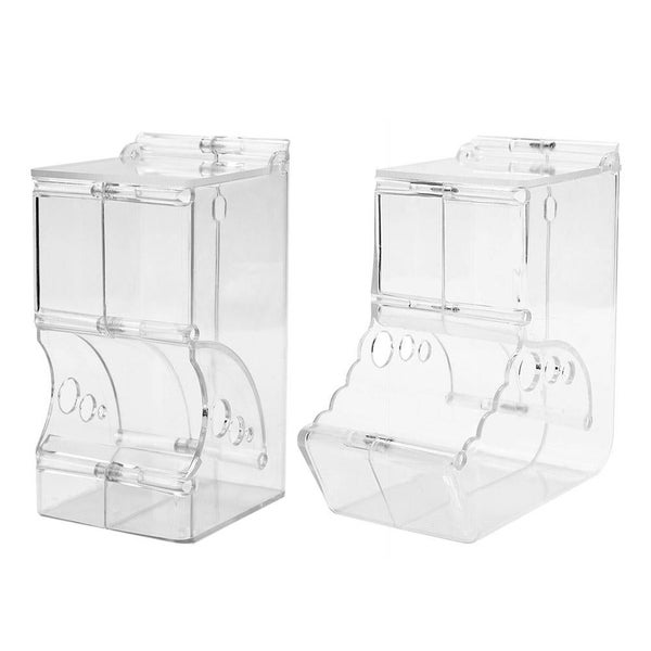 Hamster Rabbit Food Dispenser Feeder Plastic Clear Automatic Pet Feeder F CHK177 Carousel 9