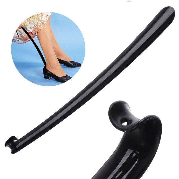 1Pc 22.5"x1.77" Plastic Portable Nontoxic Long Shoehorn Lifter Remover Co CHK177 Carousel 1