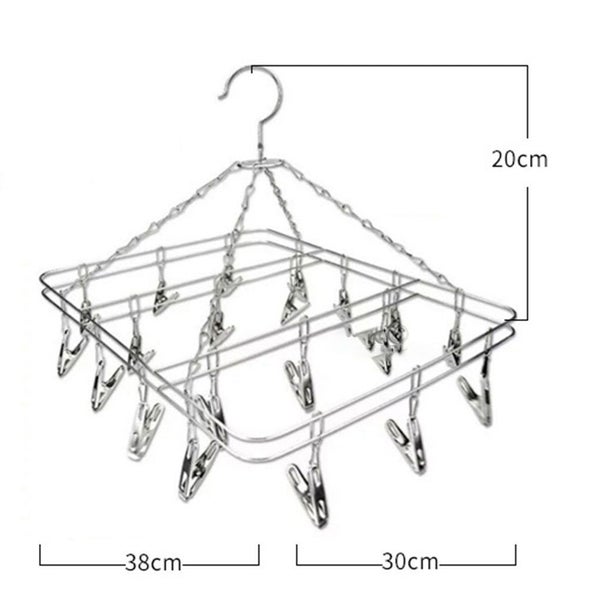 Stainless Steel Drying Hanger Round Square Plum Shape Drying Shelf Sock U CHK177 Carousel 1