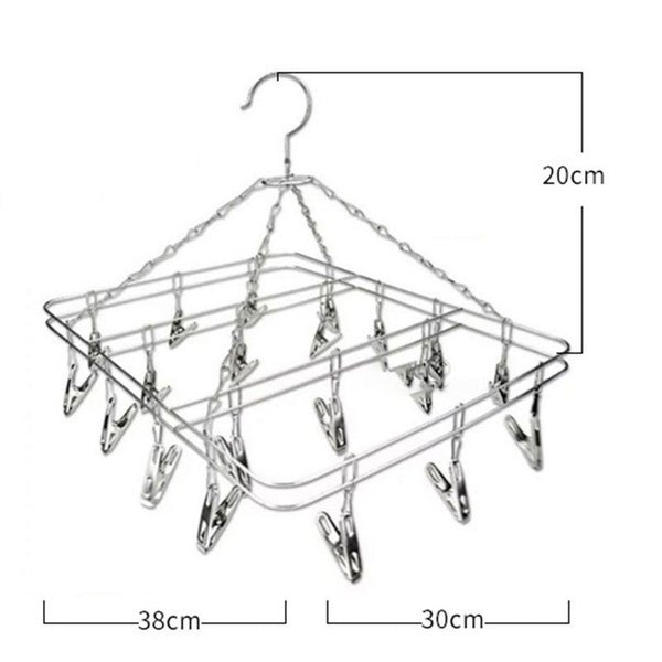 Stainless Steel Drying Hanger Round Square Plum Shape Drying Shelf Sock U CHK177 Carousel 10