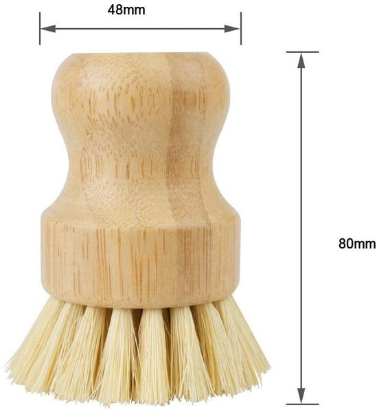 Bamboo Dish Scrub Brushes, Kitchen Wooden Cleaning Scrubbers for Washing CHK177 Carousel 10
