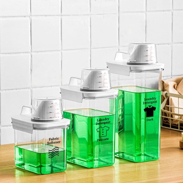 Multi-Use Laundry Powder Detergent Dispenser Food Grains Rice Storage Con CHK177 Carousel 2
