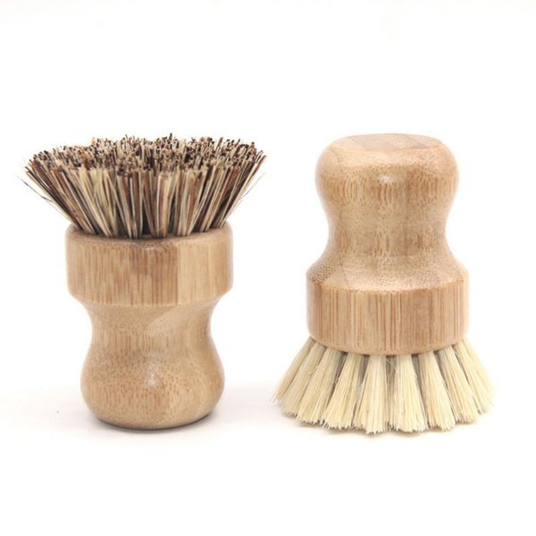 Plant Based Cleaning Brush Set,Bamboo Kitchen Scrub Brush Set of 4 Clean CHK177 Carousel 2
