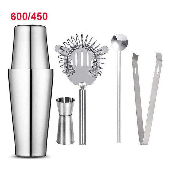 Stainless Steel Cocktail Shaker Mixer Wine Martini Boston Shaker For Bart CHK177 Carousel 11