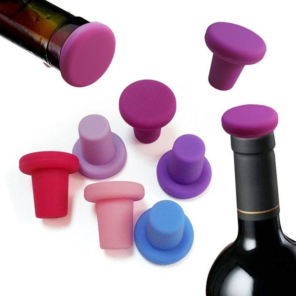 6 Colors Bottle Stopper Bottle Caps Wine Stopper Family Bar Preservation CHK177 Carousel 2