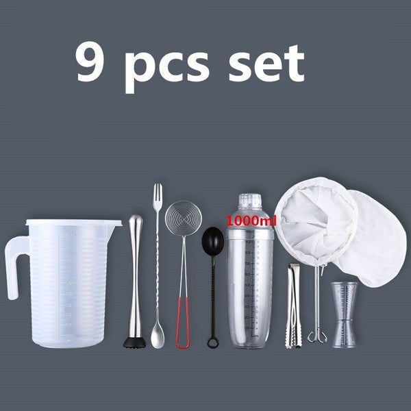 Plastic Martini Cocktail Shaker 350ml 530ml 700ml 1000ml Wine Beverage Mi CHK177 Carousel 11