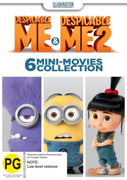Despicable Me / Despicable Me 2: 6 Mini-Movies Collection (DVD) - New!!! Carousel 1