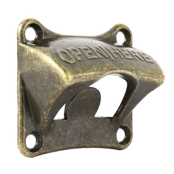 Vintage Bottle Opener Wall Mounted Wine Opener Tools Bar Drinking Accesso CHK177 Carousel 1