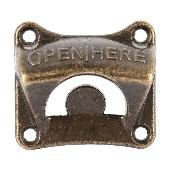 Vintage Bottle Opener Wall Mounted Wine Opener Tools Bar Drinking Accesso CHK177 Carousel 5