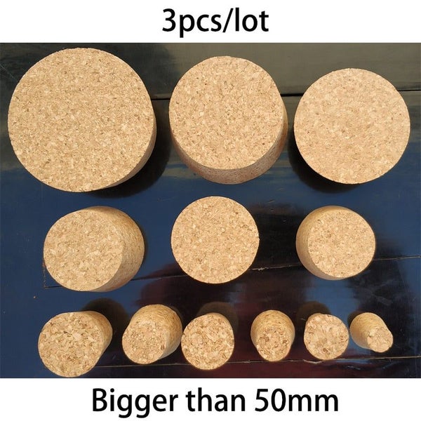 3pcs Glass Bottle Stopper Wine Jar Plug Bottles Cork Pudding Container Wo CHK177 Carousel 2