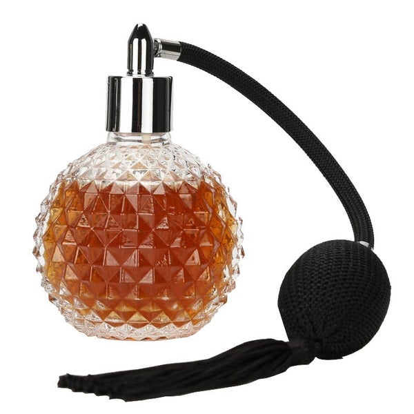 100ml Crystal Art Vintage Style Empty Refillable Perfume Atomizer Long Ta CHK177 Carousel 1