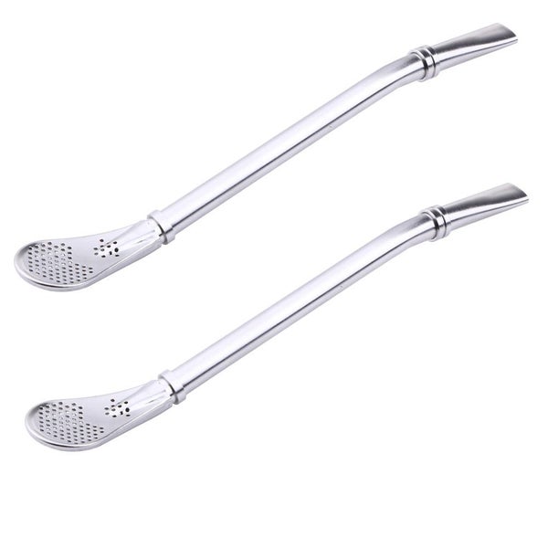 1-5pcs Spoon Tea Filter Tea Straws Stainless Steel Drinking Straw Bombill CHK177 Carousel 11