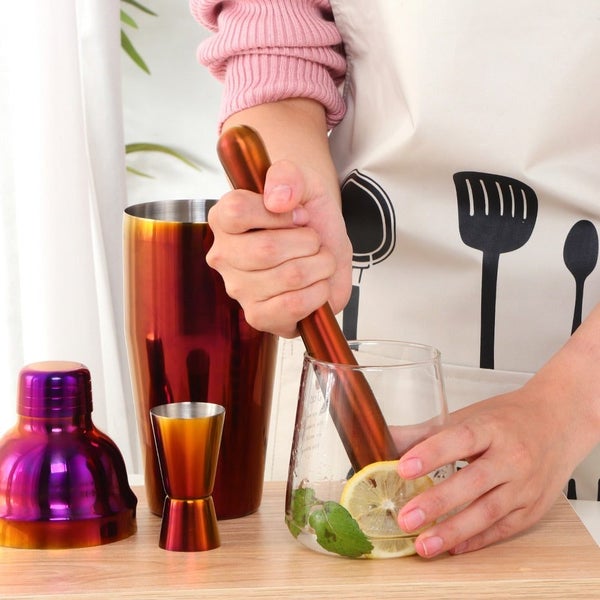 1-5PCS Stainless Steel Cocktail Set 750ml Cocktail Shaker Set with Measur CHK177 Carousel 2