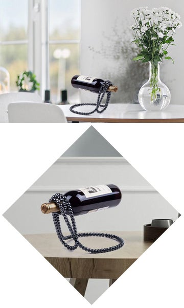 Creative Pearl Necklace Wine Rack Luxury Magic Metal Resin Hanging Suspen CHK177 Carousel 6