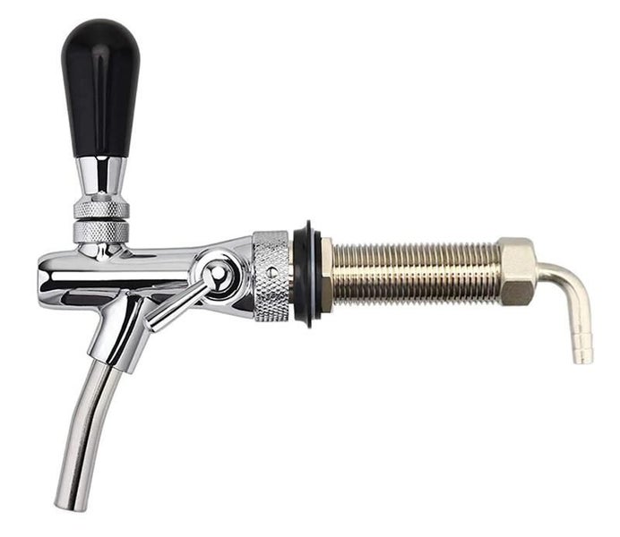 Home Brewing Tap,100mm/120mm Long Shank Adjustable Draft Faucet Tap Keger CHK177 Carousel 2