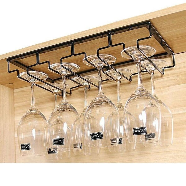 Wine Glass Rack Stainless Steel Hanging Holder Cup Stemware Stand Teacup CHK177 Carousel 1
