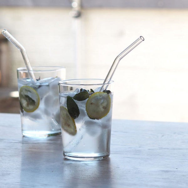 8Pcs 15cm Short Glass Straws Eco Friendly Reusable Drinking Straws 6INCH CHK177 Carousel 11