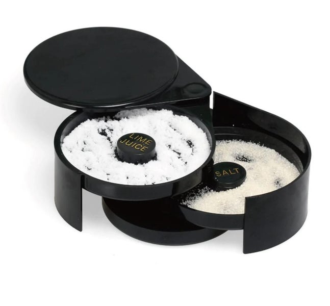 3 Tier Salt Cocktail Home Tool Accessory Rotating Bartender Sugar Bar ABS CHK177 Carousel 1