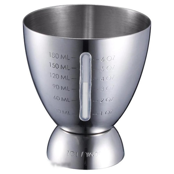Bar Cocktail Jigger Measured Double 1-6 oz Measuring Jiggers, Stainless S CHK177 Carousel 1