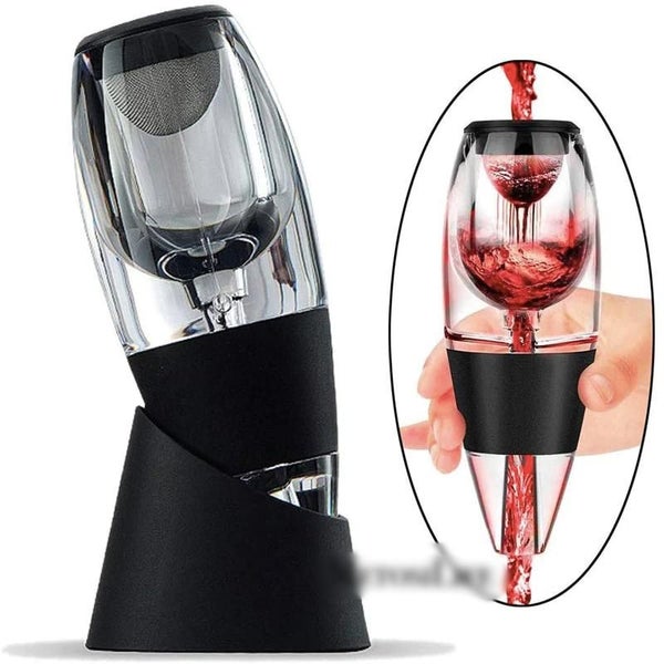 Wine Aerator Decanter Pourer Spout Set With Filters for Purifier Stand Tr CHK177 Carousel 1