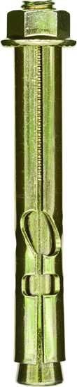 POWERS Zinc Yellow Hex Sleeve Anchor-M12 x 60-50-Each Carousel 1