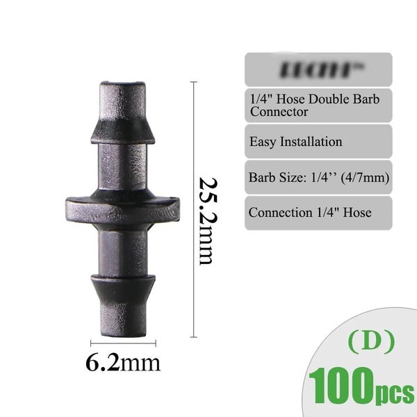RBCFHI Garden Irrigation Connectors Barbed Single Double Tee Elbow Drip A CHK177 Carousel 1