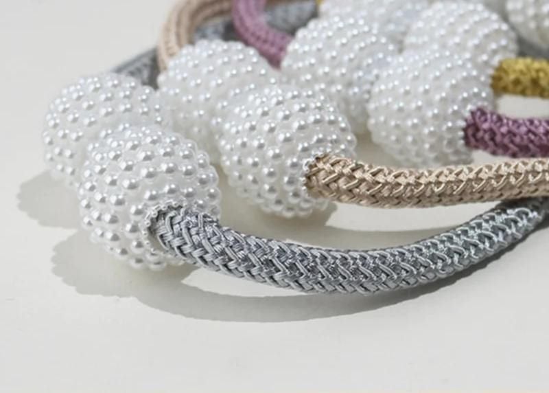 1 Piece of New Pearl Buckle Curtain Clip Curtain Frame Lace Buckle Clip Hanging Carousel 11