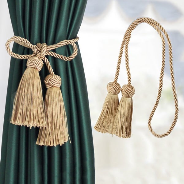 1Pc Tieback Curtain Clip Tassels Tiebacks for Curtains Accessories Gold T CHK177 Carousel 2