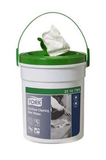 Tork Surface Cleaning Wet Wipes-72 Sheets-Each Carousel 1