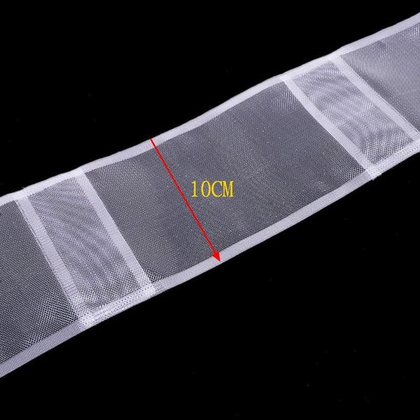 Curtain Heading Pinch Pleat Tape White transparent Rod Belt Curtain Polye CHK177 Carousel 1