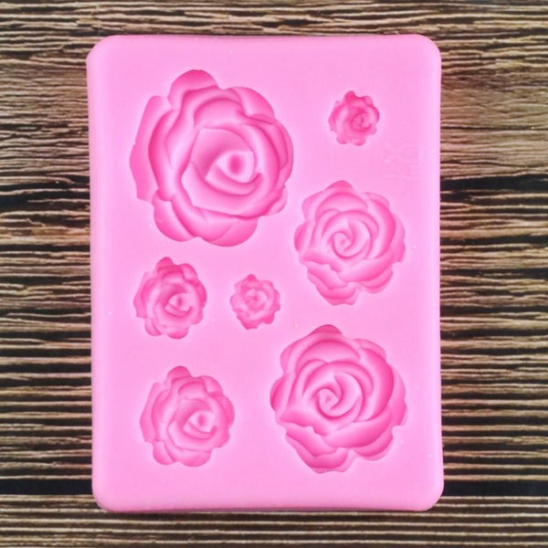 Rose Flower Silicone Molds Candy Polymer Clay Mold Chocolate Party Baking CHK177 Carousel 6