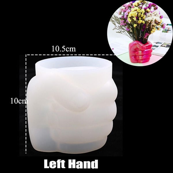 Two-hand Model Hand Storage Resin Mold Candlestick Mold Concrete Silicone CHK177 Carousel 1