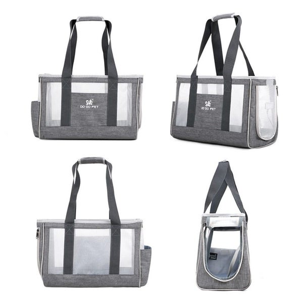 Breathable Pet Dog Cat Single Shoulder Bags Light Portable Four Sides AIR CHK177 Carousel 7