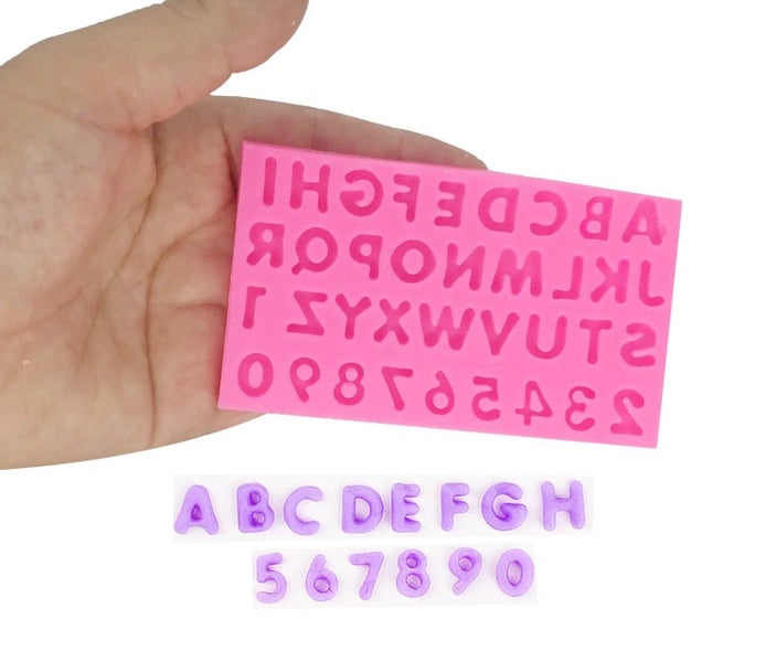 DIY Number letter Fondant Silicone Mould Cake Decoration Sugar Tools Baki CHK177 Carousel 1