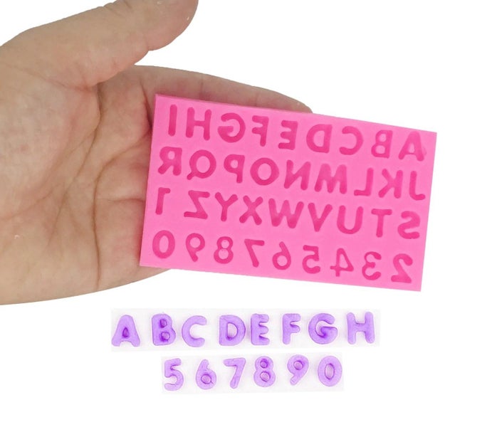 DIY Number letter Fondant Silicone Mould Cake Decoration Sugar Tools Baki CHK177 Carousel 2