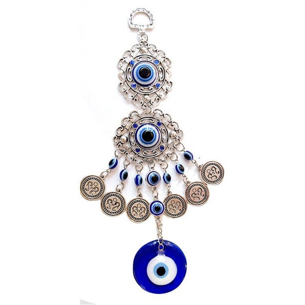 Turkish Blue Eyes Amulet Wall Protection Hanging Decoration Lucky Pendant CHK177 Carousel 1
