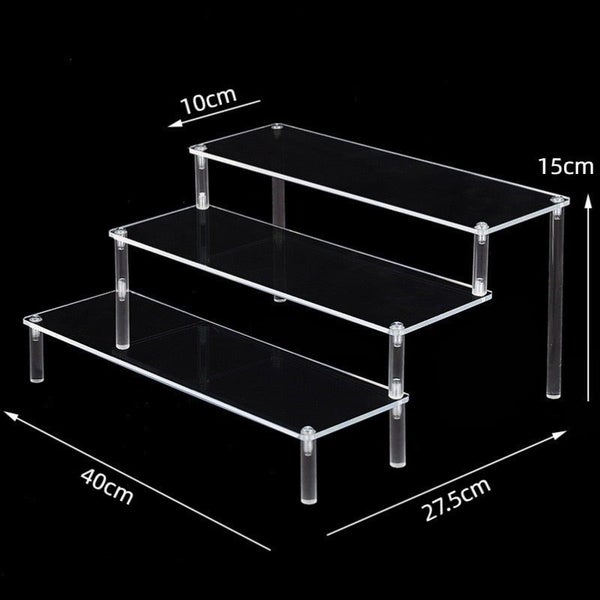 2/3/4/5Layer Acrylic Action Figure Display Stand Toy Model Swing Stand Do CHK177 Carousel 1